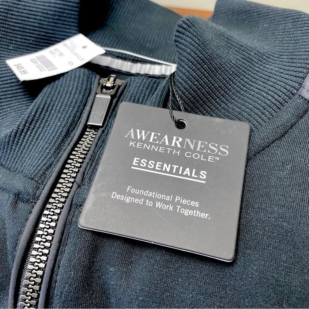 Kenneth Cole Quarter Zip Pullover, Large - Picture 4 of 10